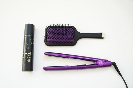 how to create waves with GHD V amethyst styler