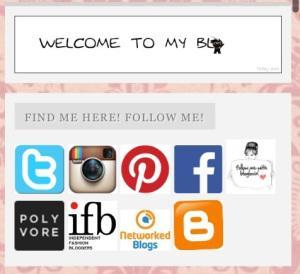 How to display twitter, facebook, pinterest on your blog