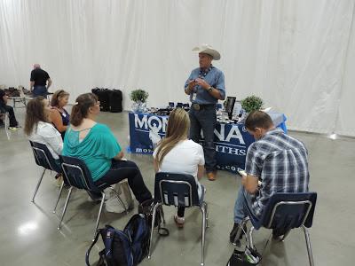 Mr. Montana in Action at the Coastal Clothing Fair