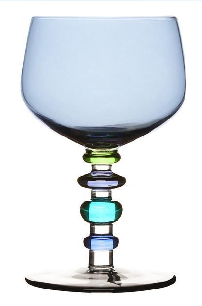 Set of Two Spectra Wine Glasses in Blue design by Sagaform