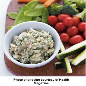 Weight Loss Recipe: White Bean, Veggie & Herb Hummus