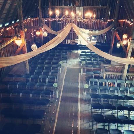 A #wedding in a #barn.  Without a hitch.  Okay, maybe one.  Maybe two. 