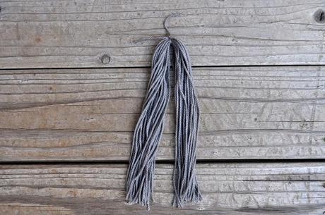 DIY Yarn Tassel Garland