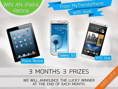 Like, share, accept the terms and win iPad 4 retina 