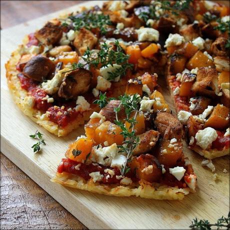 Roasted Butternut & Rice Pizza