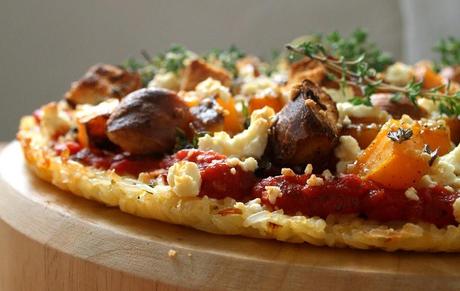 Roasted Butternut & Rice Pizza