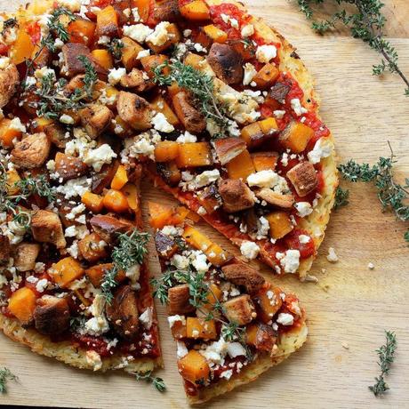 Roasted Butternut & Rice Pizza