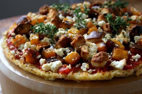 Roasted Butternut & Rice Pizza