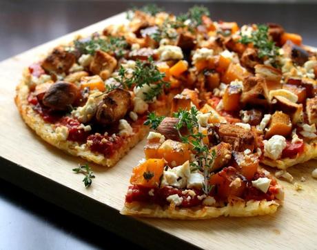 Roasted Butternut & Rice Pizza