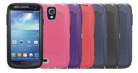 Color options of Defender cases for Galaxy S4 