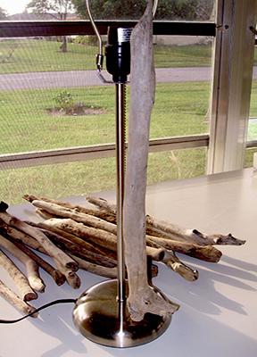 Step by Step Directions for Making a Driftwood Lamp
