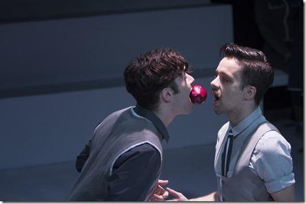 Aaron Stephenson and Darren Barrere in Pink Milk, Oracle Theatre