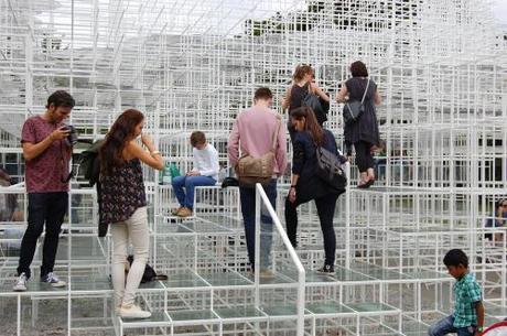 Serpentine Gallery Pavilion 2013 by Sou Fujimoto, Steps