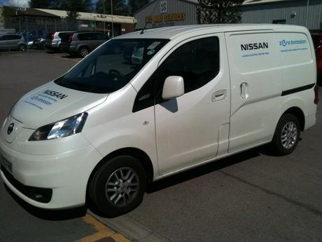 Nissan’s 1st 100% electric van being showcased at the Gillingham & Shaftesbury Show Wednesday 21st August 2013