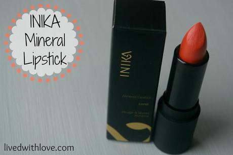 Inika mineral lipstick coral