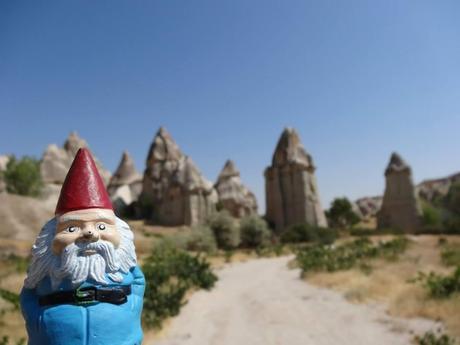 Felix the Roaming Gnome in Cappadocia, Turkey