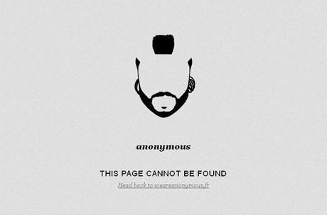 We are anonymous - 20 Funny & Creative Error 404 Pages