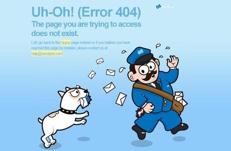 sendgrid - 20 Funny & Creative Error 404 Pages