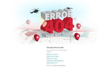 Qype - 20 Funny & Creative Error 404 Pages