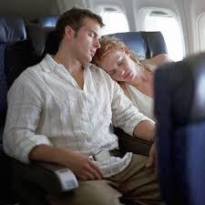 couple in plane