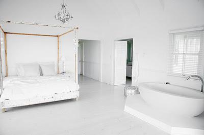 inspiration board | bedroom + bathroom combo