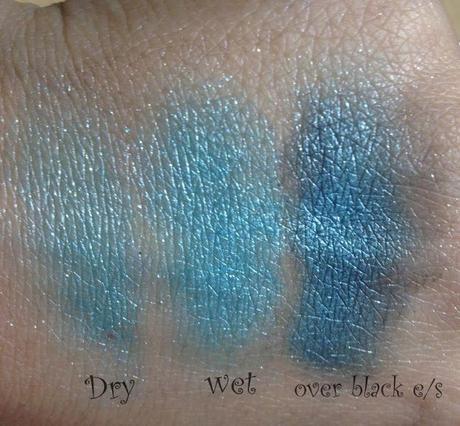 Essence Metal Glam Eye Shadow Jewel Up the Ocean Swatches