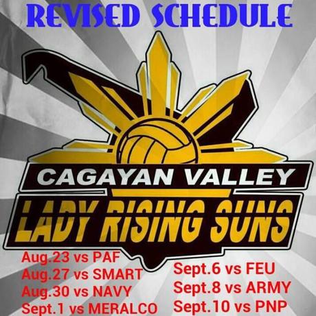 Shakey's V-League Schedule of Games Team Cagayan