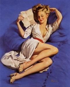 Thinking of You by Gil Elvgren