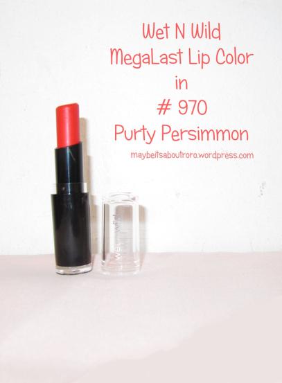 4b MegaLast Lip Color purty persimmon