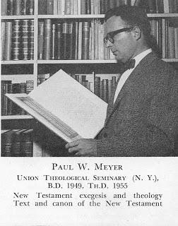 Death of Paul W. Meyer