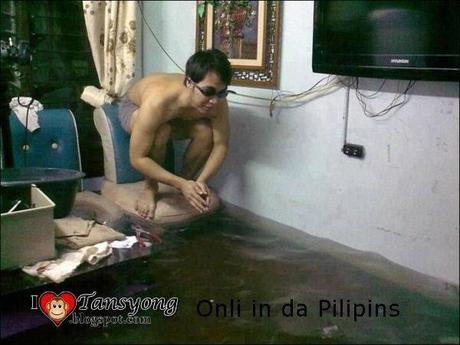 Despite of Typhoon“ Maring” Filipinos are still Smiling.