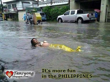 Despite of Typhoon“ Maring” Filipinos are still Smiling.