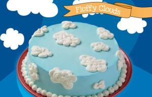 Ben & Jerry's Fluffy Clouds’ cake