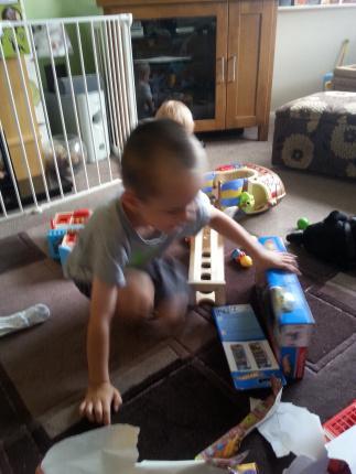 A weekend of partying and presents