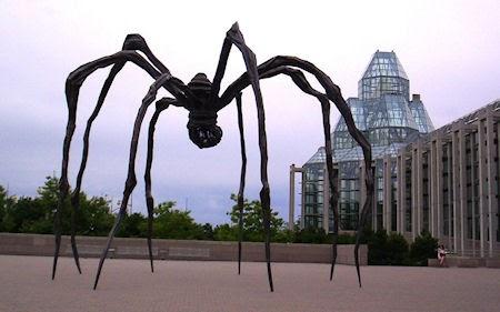 Towering Spider Sculpture Reflects A Mother's Strength