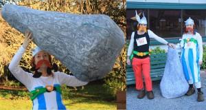 Asterix and Obelix Papier Mache Costumes