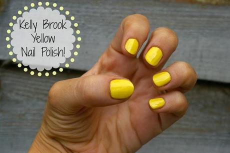 Kelly Brook Yellow Nail Polish!