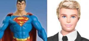 Most boys are either Superman nor Ken. And at times, boys who look like Ken want to be Superman and vice versa. 