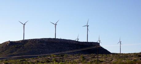 A wind farm in Sonora County, Texas. (Credit: Flickr @ Matthew Rutledge http://www.flickr.com/photos/rutlo/)