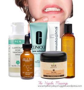 Anti-acne products