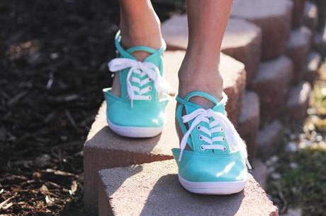 diy cut out sneakers