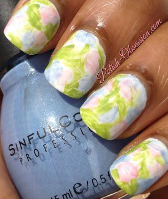 Busy Girls Summer Nail Art Challenge - Watercolor