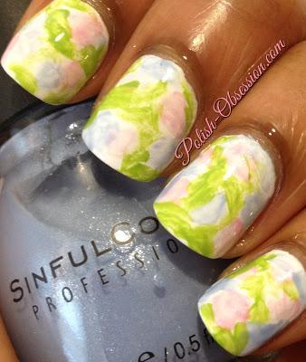 Busy Girls Summer Nail Art Challenge - Watercolor