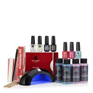 QVC Today's Special Value (TSV): Red Carpet Manicure Gel Polish Kit with LED Lamp!