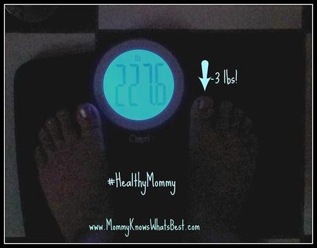 #HealthyMommy Week 6-- Down Three Pounds!