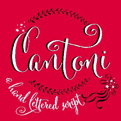 Post image for Cantoni Hand Lettered Font is Live!