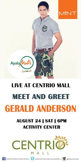 Gerald Anderson Live at Centrio Mall Cagayan de Oro