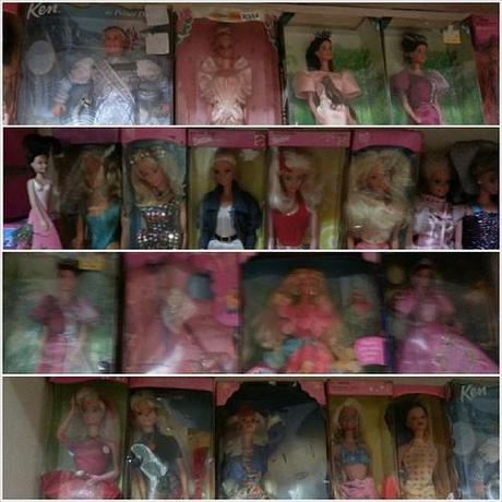 And the craziness goes on. Heres few of my collector’s edition and some old dolls thats still boxed until now (dolls from the 90’s) #barbiecollector