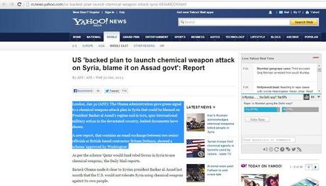 Conspiracy Theory Proven True? - Syria, Chemical Attacks Set Up By Obama (Video)
