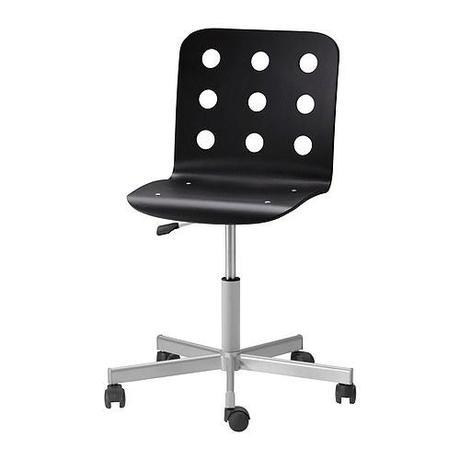 JULES Swivel chair IKEA You sit comfortably since the chair is adjustable in height.